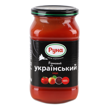 Соус "Український" класичний твіст 485г /Руна/