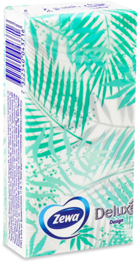 Хустинки носові Zewa Deluxe Le 3-шари 1шт
