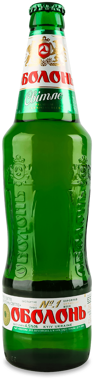 Пиво "Оболонь" Світле вис 0.5л скло