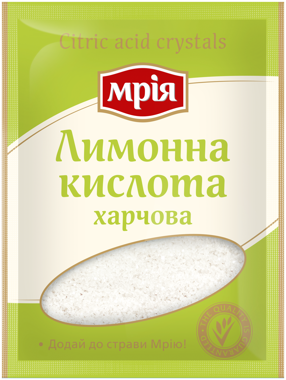Лимонна кислота 25г /Мрія/