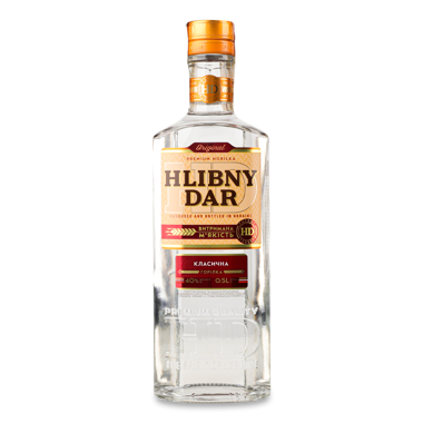 Горілка "Хлібний дар" класична 0.5л /ЩХ/