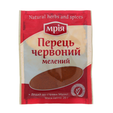 Перець червоний мелений 20г /Мрія/