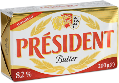 Масло "President" 82% 200г