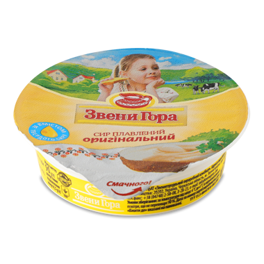 Сир пл "ЗВЕНИГОРА" оригінальний п/с 90г /ЗСК/