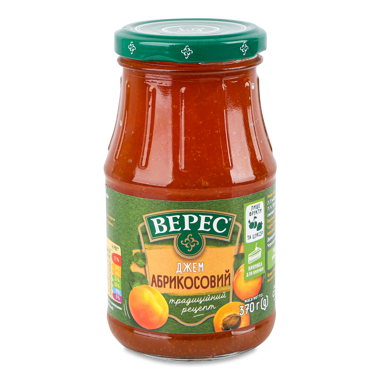 Джем "Верес" абрикосовий 370г