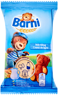 Бісквіт "Барні" молочна начинка 30г /Крафт/