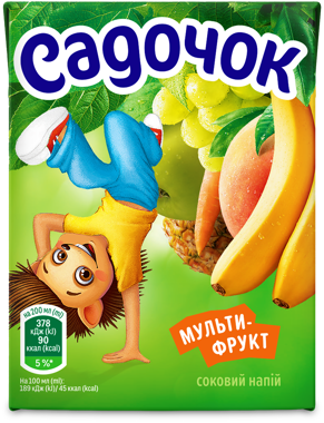 САДОЧОК Мультифрукт 0.2л /Сандора/
