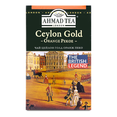 Чай "Ахмад" Ceylon  Оранж Пеко Голд 100г