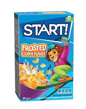 Кукур пластівці глазуровані 90г/S/