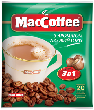 Кава "Мас Coffee" Лісовий горіх 18г /МК/
