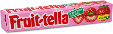 Цукерки жувальні "Фрутелла" йогурт-полуниця 41г /ВанМ/