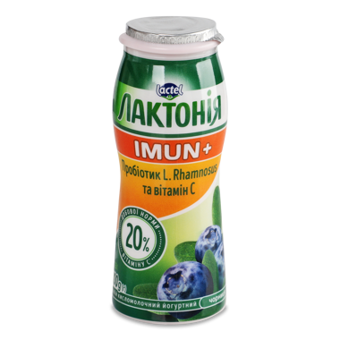 Напій кисломол "Лактонія" Імун+ Чорниця 1.5% 100г