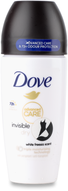 Дез-т "Dove" Невидимий ролік 50мл