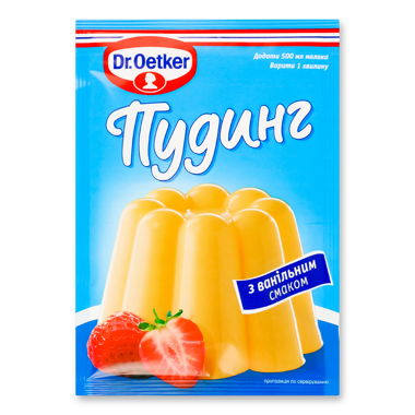 Пудинг з ванільним смаком 40г /Oetker/