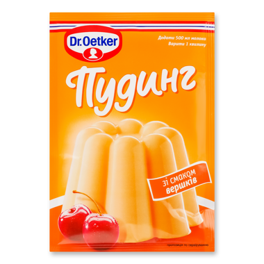 Пудинг зі смаком вершків 40г /Oetker/