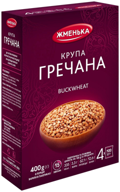 Крупа Гречана фас 4*100г /Жменька/