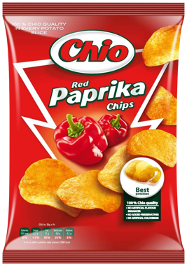 Чіпси "Chio" паприка 150г
