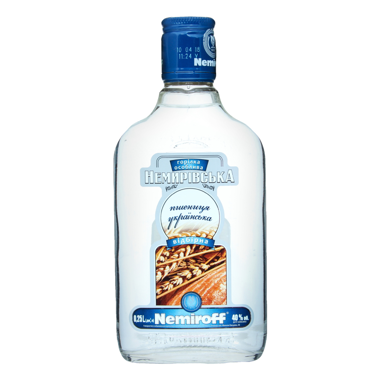 Горілка "Українська пшениця" 0.25л плоска /Нем/