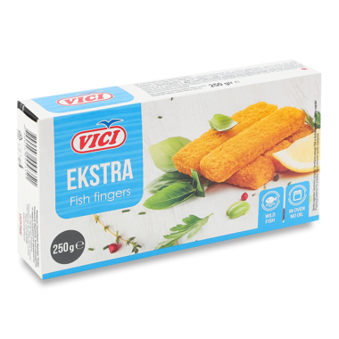 Палички рибні з рубленого філе 250г /Vici/