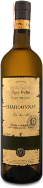 Вино "Шардоне" Casa Veche біле сухе 0.75л 
