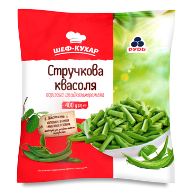 Квасоля стручкова 400г /Рудь/
