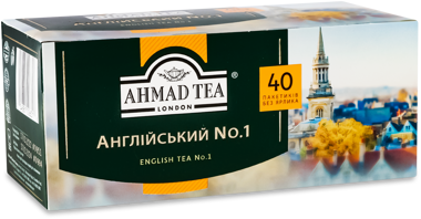 Чай "Ахмад" English N1 40*2г