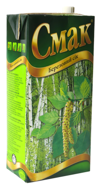 Сік "Березовий" т/пак 1л клапан /Смак/
