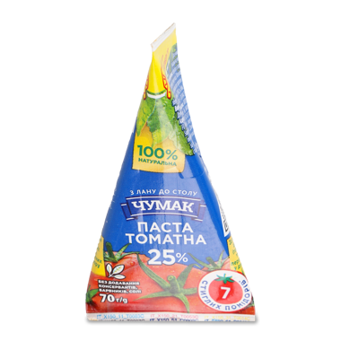 Паста томатна "Чумак" 25% 70г