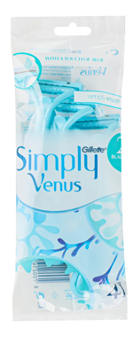Станки "Simply Venus 2" однор жін 4шт /GILLETTE/