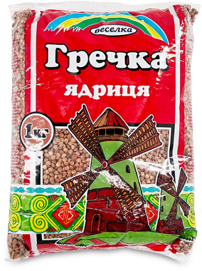 Гречка фас.1кг /Веселка/