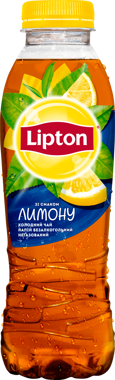 Чай "Ліптон" хол чор лимон 0.5л /Сандора/
