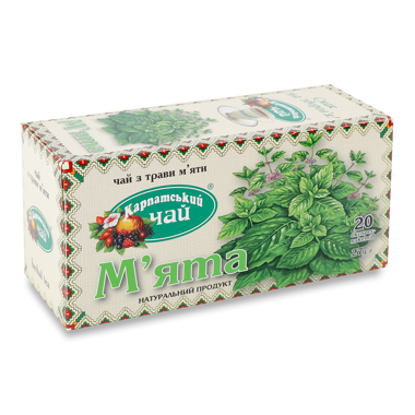Чай "М'ята" 2г*20пак /Карп/