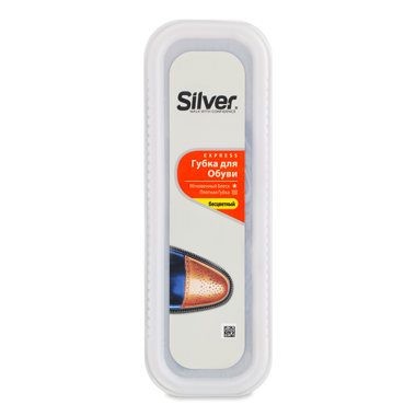 Губка д/взут "Silver" блиск стан. натуральн