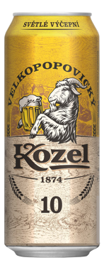 Пиво "Velkopopovicky Kozel" 10 4.2% 0.5л ж/б