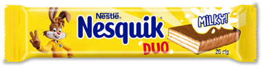 Батончик "Несквік" вафельний у мол.шокол 26г /Nestle/