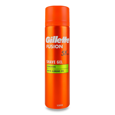 Гель д/г GILLETTE Fusion для чутл. шкіри 200мл