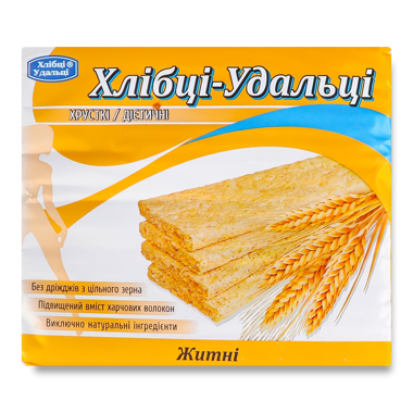 Хлібці "Удальці" житні 100гр
