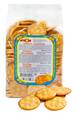 Крекер "Ніжний" 400г /ХБФ/