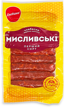 Ковбаски Мисливські в/к 1г 260г."Глобино"