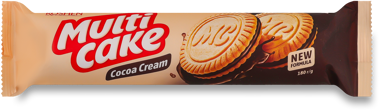 Печиво "Multicake" какао 180г /Рошен/