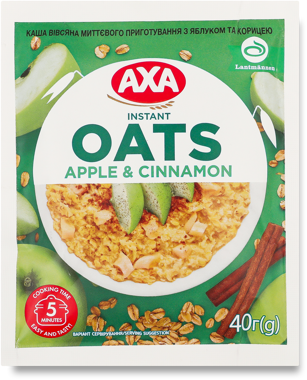 Каша вівсяна "AXA" з ябл/кориця 40г