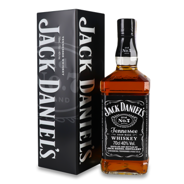 Віскі "Jack Daniels Black" метал.кор.0.7л