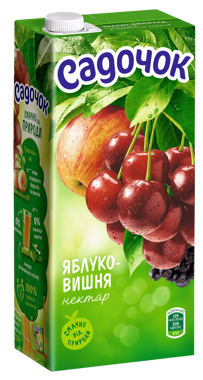 САДОЧОК Яблучно-вишневий 0.95л /Сандора/