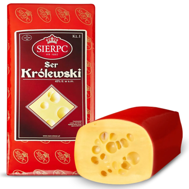 Сир "Королівський" 45% ваг /Sierps/