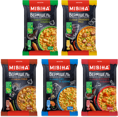 Верміш ш/п асорті 59.2г /Мівіна/