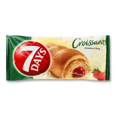 Круасан "7 DAY" Міді полуниця 60г/Чіпіта/