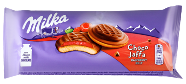 Печиво "Мілка" Raspberry Jelly Choco Jaffa 147г