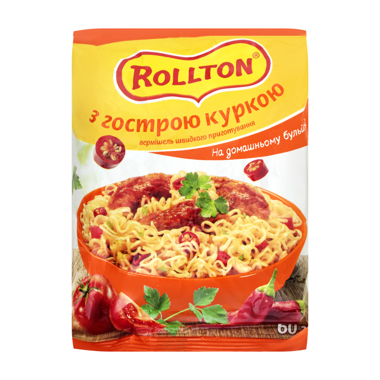 Вермішель "Reeva" зі смаком гостр.курки 60г