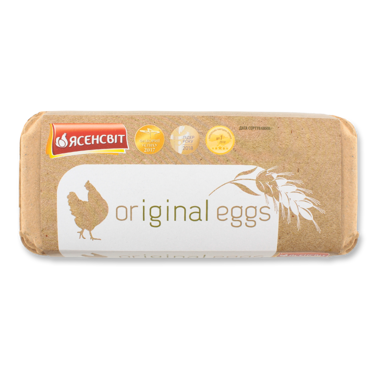 Яйця курячі "Original Eggs" C0 10шт /Ясенсвіт/
