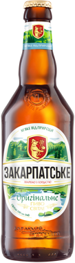 Пиво "I приватна броварня" Закарпатське світле 0.5л скло